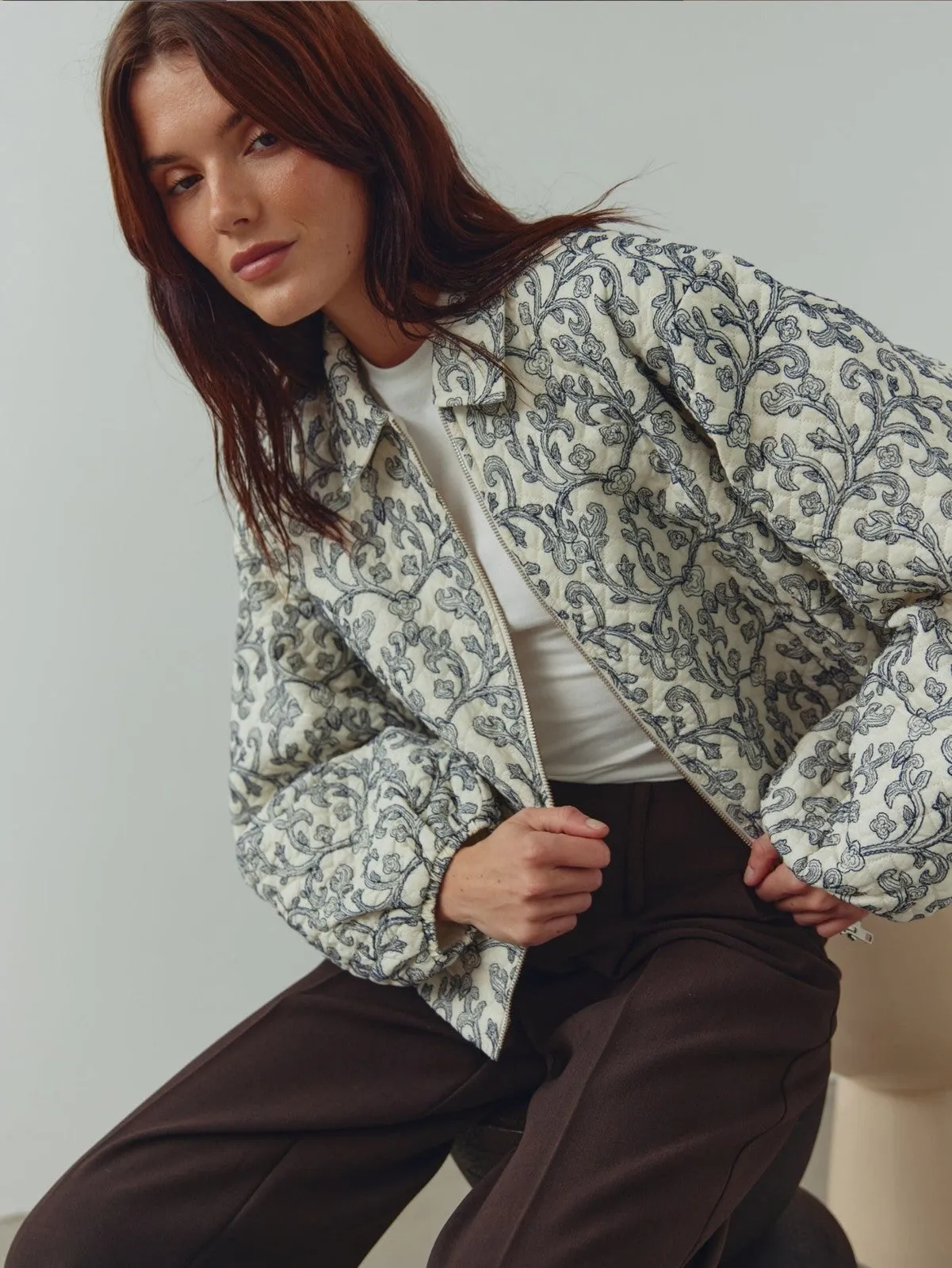 Mariam jakke - offwhite sold by Brando product image thumbnail 5