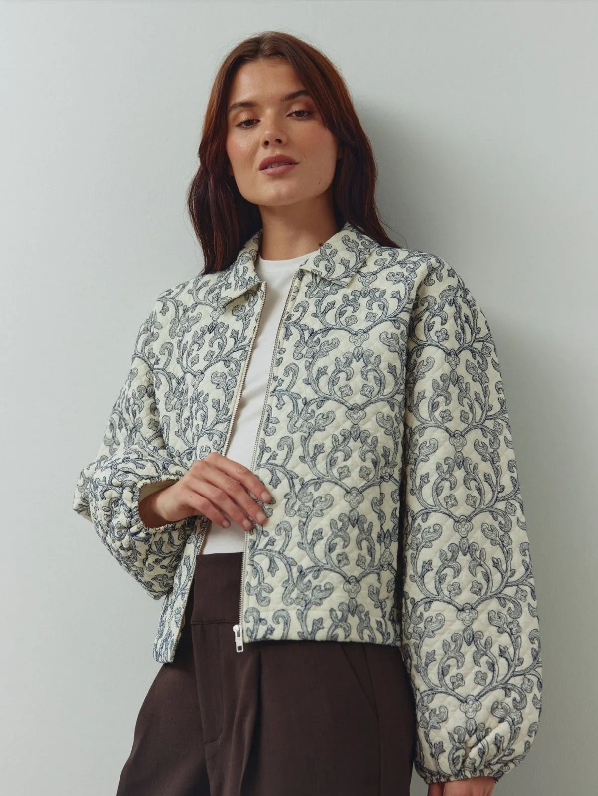 Mariam jakke - offwhite sold by Brando product image thumbnail 3