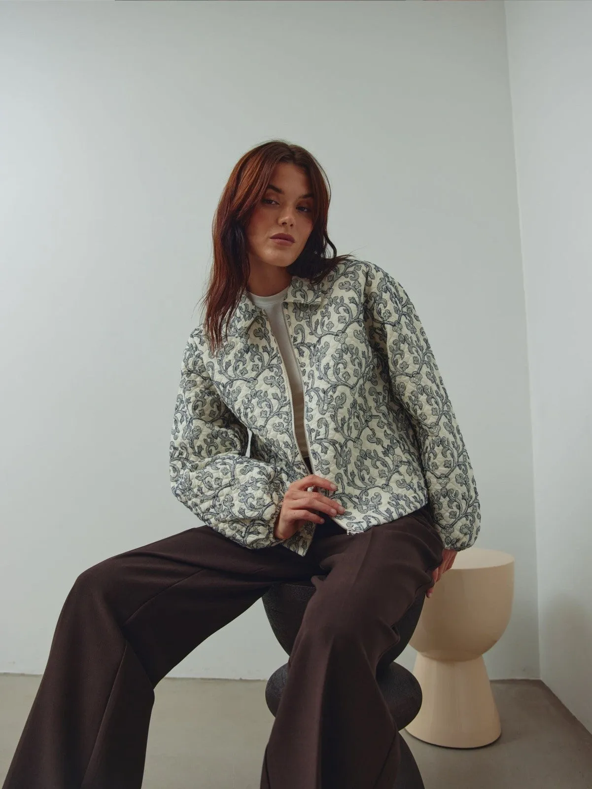 Mariam jakke - offwhite sold by Brando product image thumbnail 4