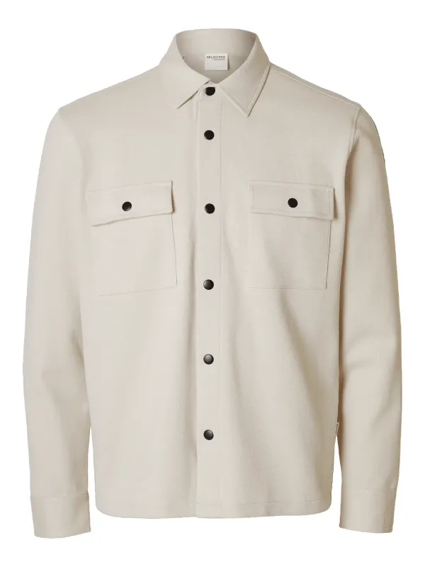 Jackie sweat jakke - oatmeal made by Selected