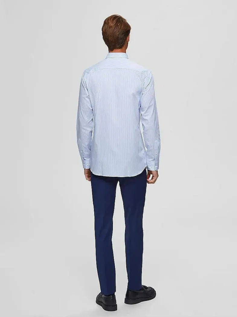 Slim mylo dressbukse - blue depths sold by Brando product image thumbnail 3
