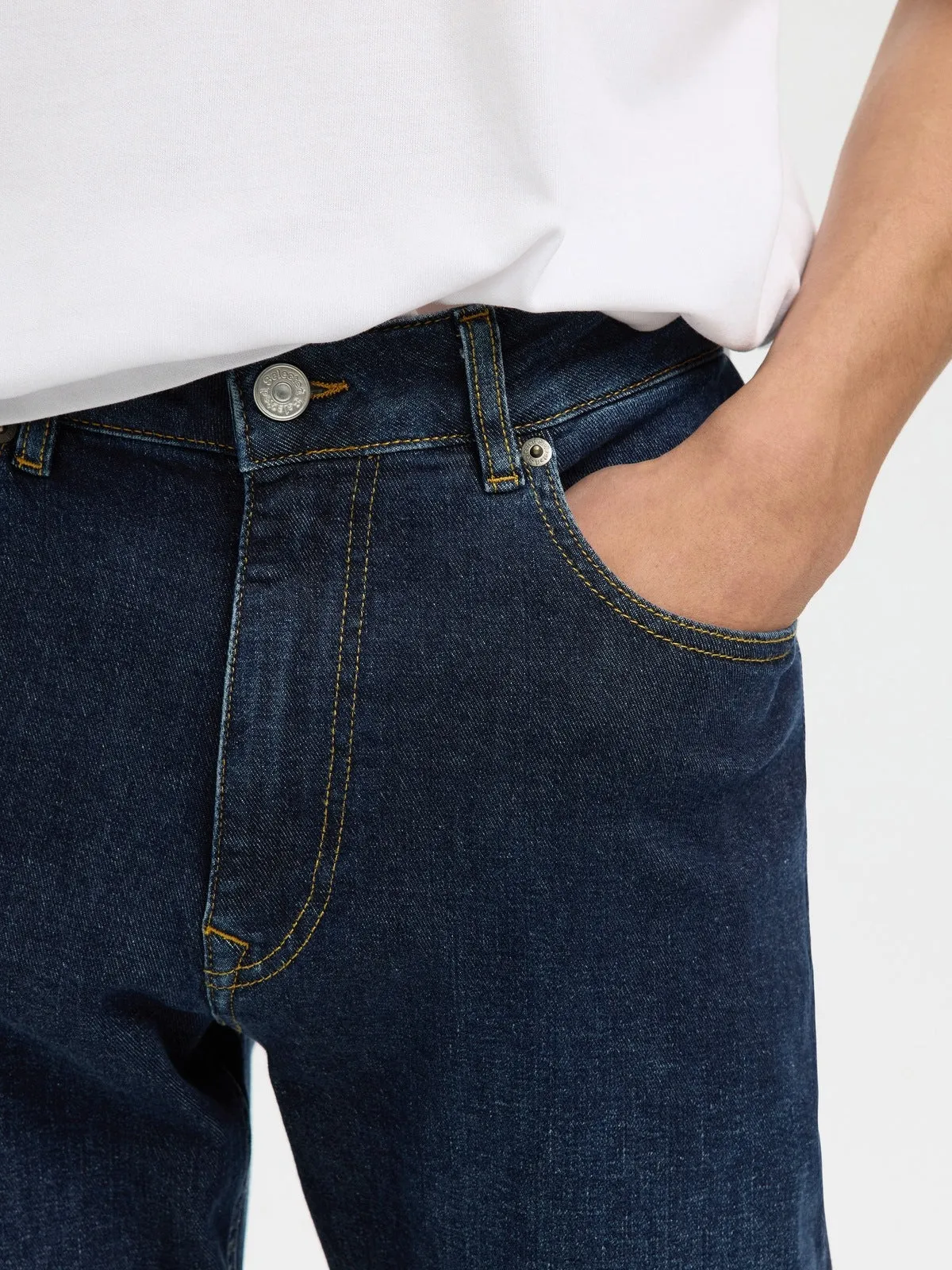 Slim cleo flex jeans - dark blue denim sold by Brando product image thumbnail 5