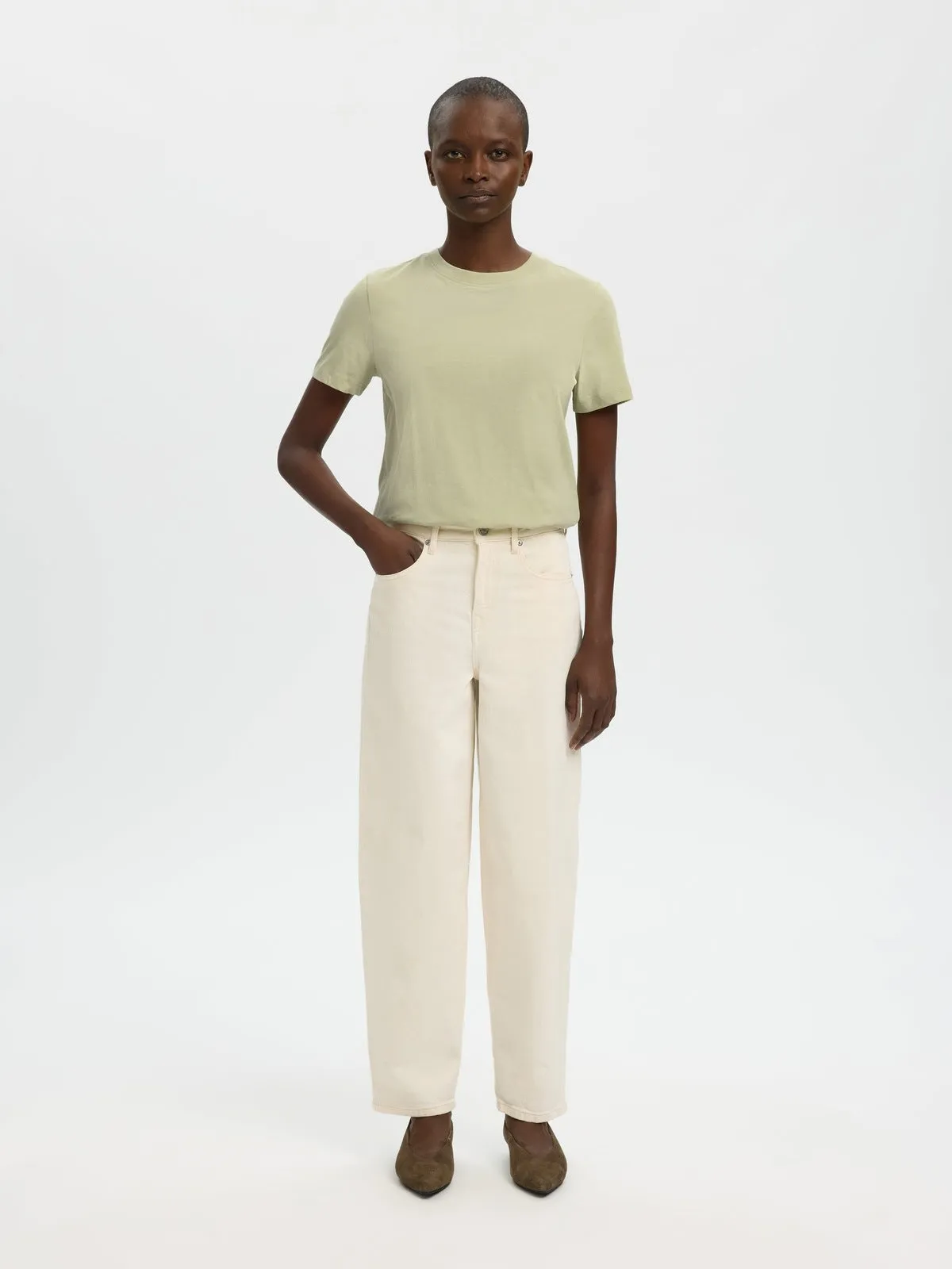 My essential t-skjorte - lint sold by Brando product image thumbnail 4