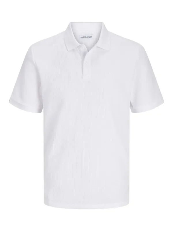 Austin polo t-skjorte - White Classic made by Jack & Jones