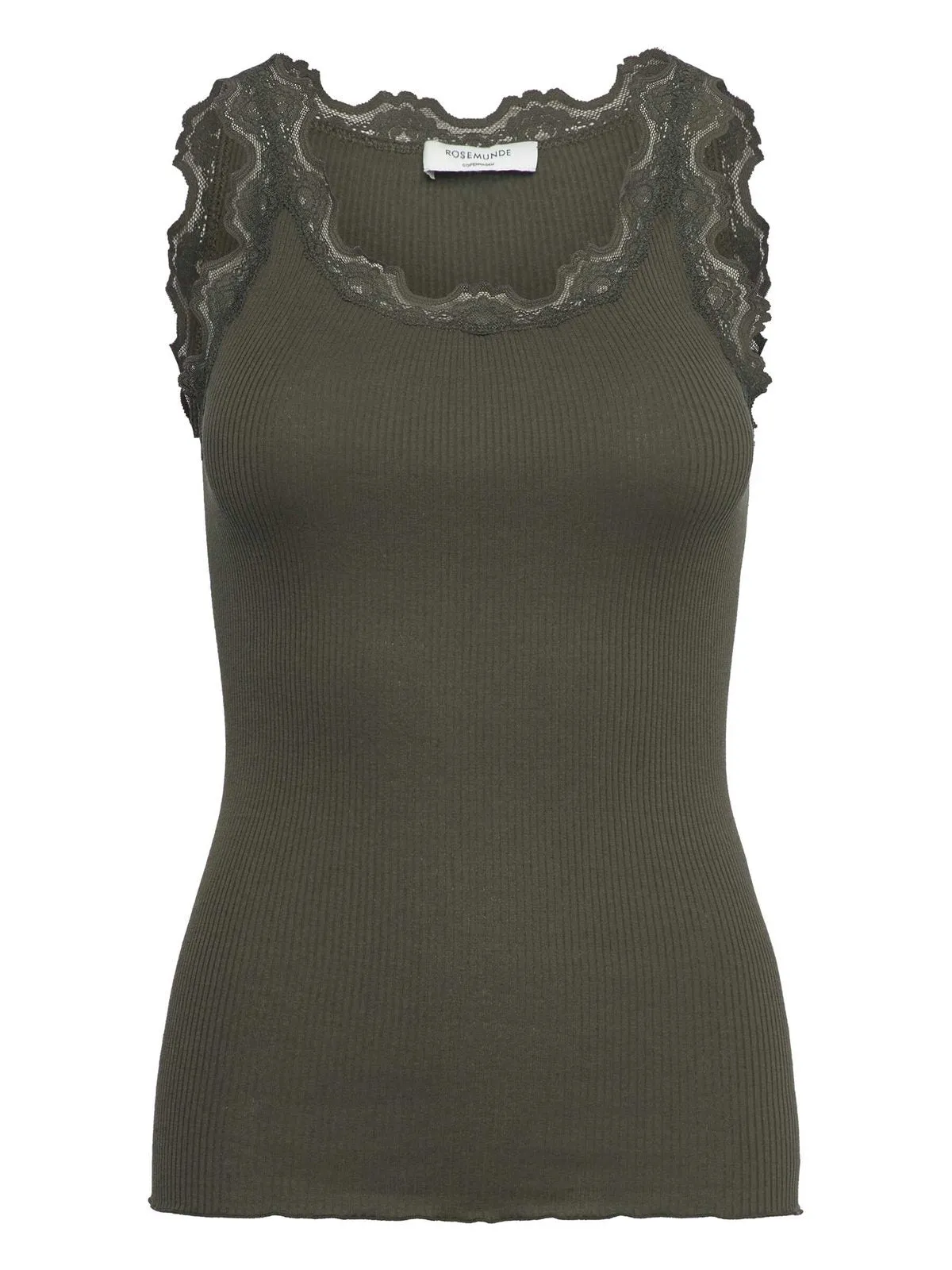 Babette silk lace topp - forrest night sold by Brando