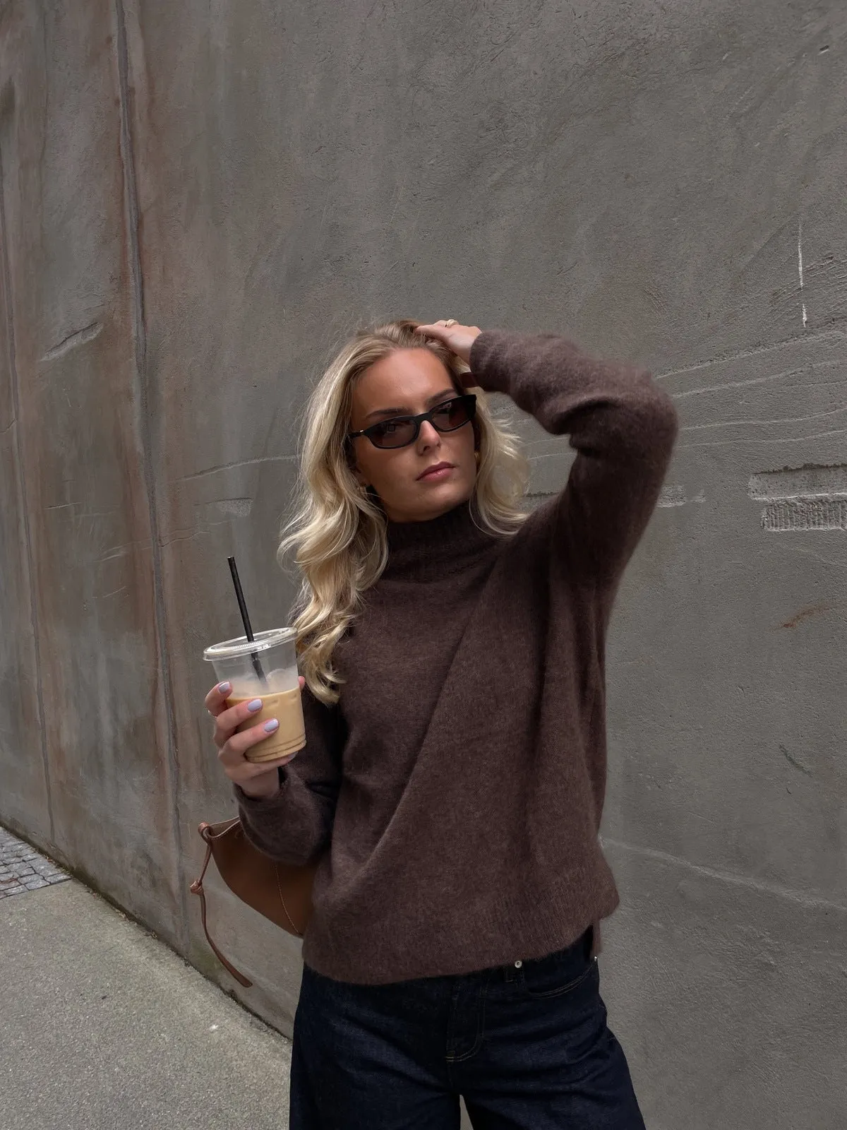 Jade genser - chocolate mélange sold by Brando product image thumbnail 4