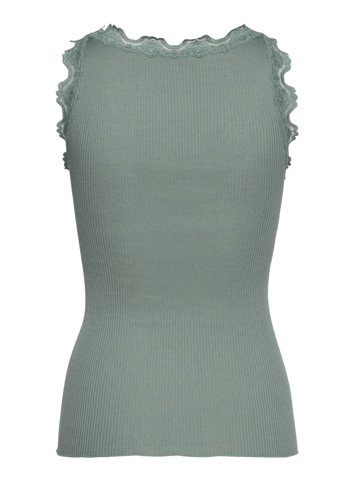Babette silk lace topp - chinois green sold by Brando product image thumbnail 2