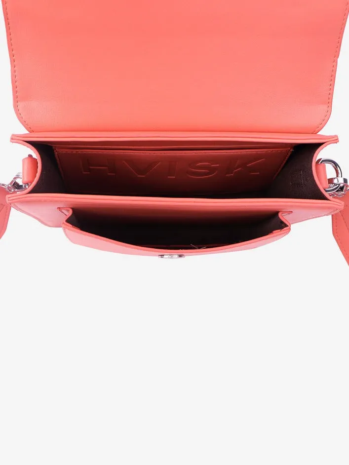 Cayman pocket soft structure veske - blush coral sold by Brando product image thumbnail 3