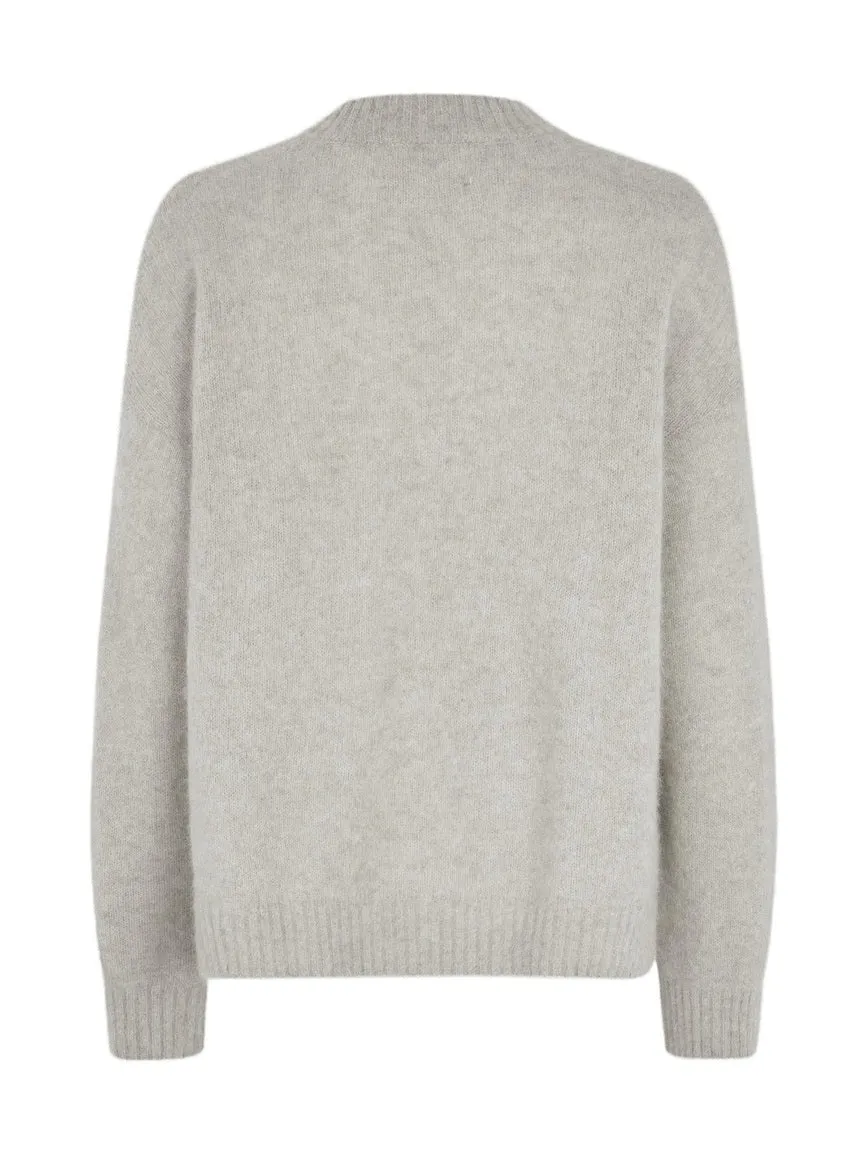 Lola genser - grey melange sold by Brando product image thumbnail 2