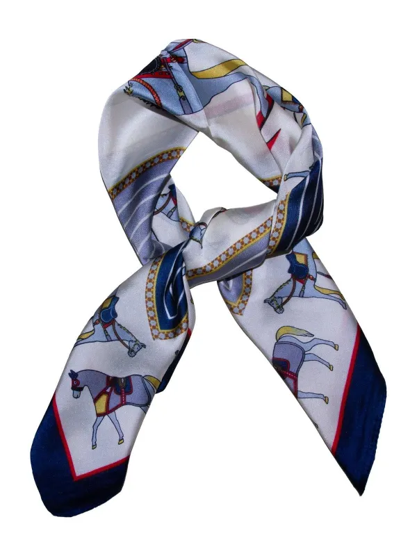 Skjerf "heste" - blå sold by Brando