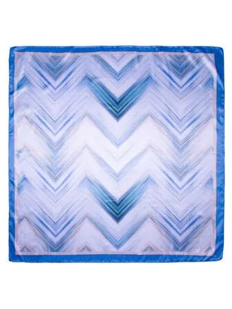 Skjerf zig zag - blå sold by Brando product image thumbnail 2