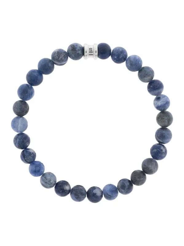 Stones bracelet basic - matt navy made by Brando
