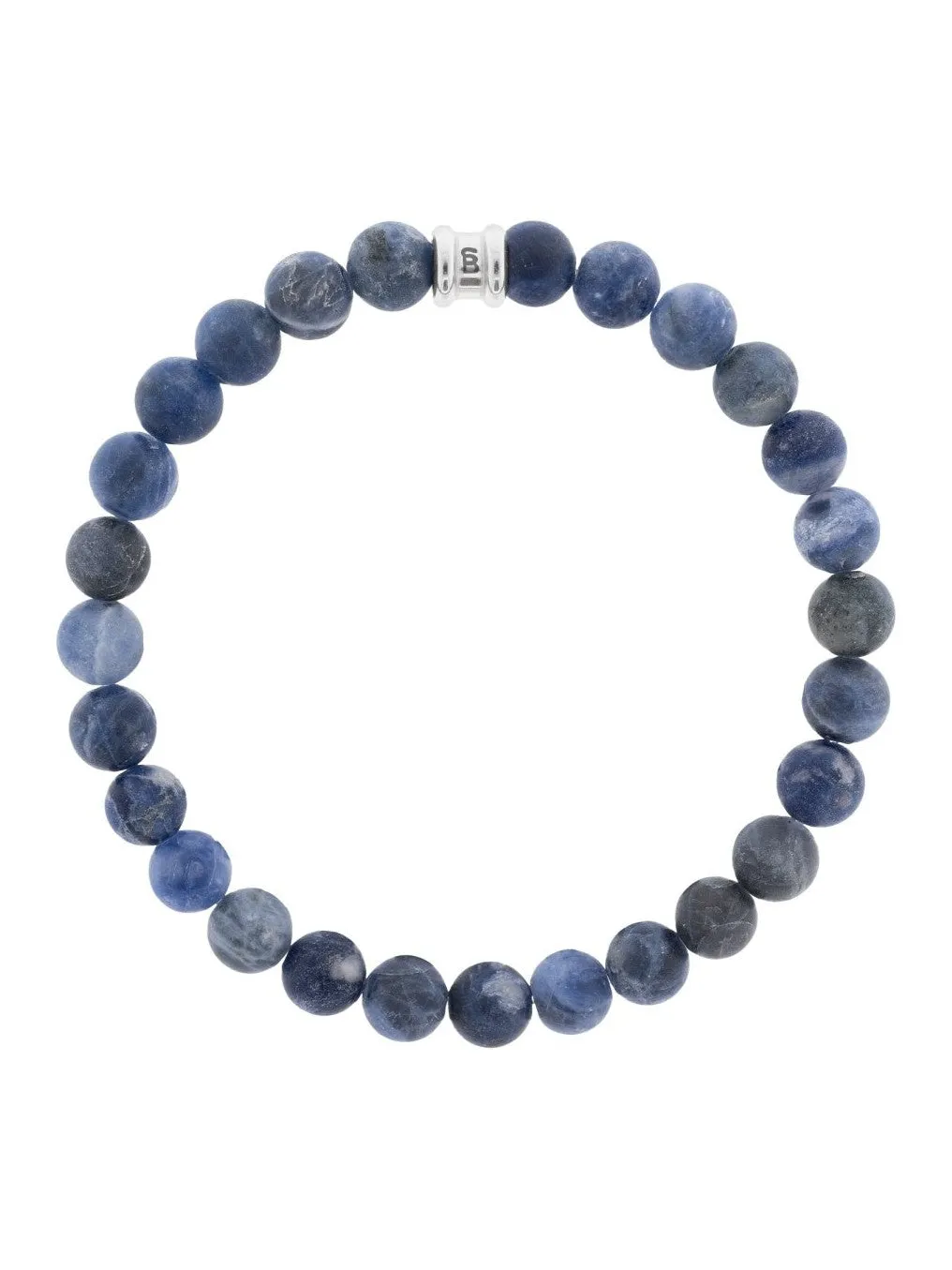 Stones bracelet basic - matt navy sold by Brando