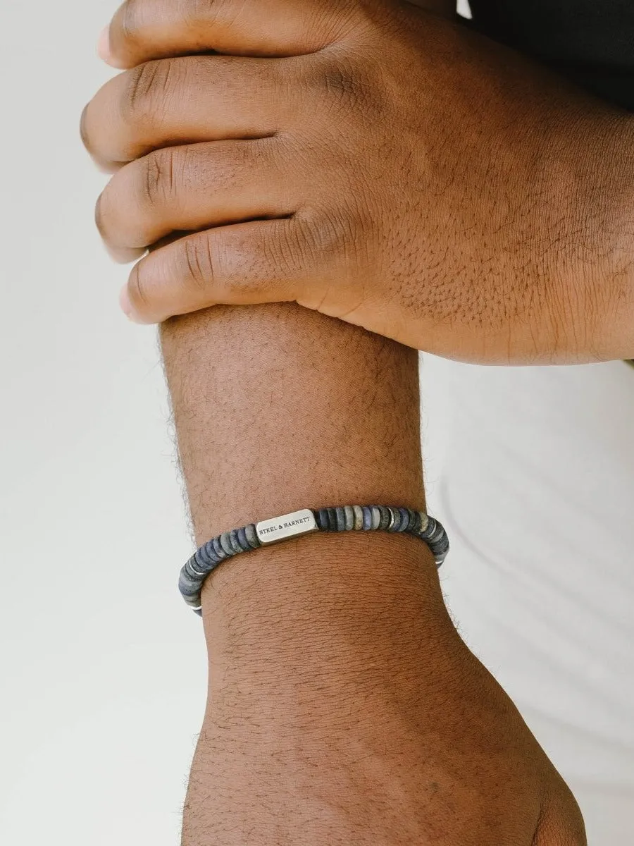 Stones bracelet two tone - matt sodalite sold by Brando product image thumbnail 3