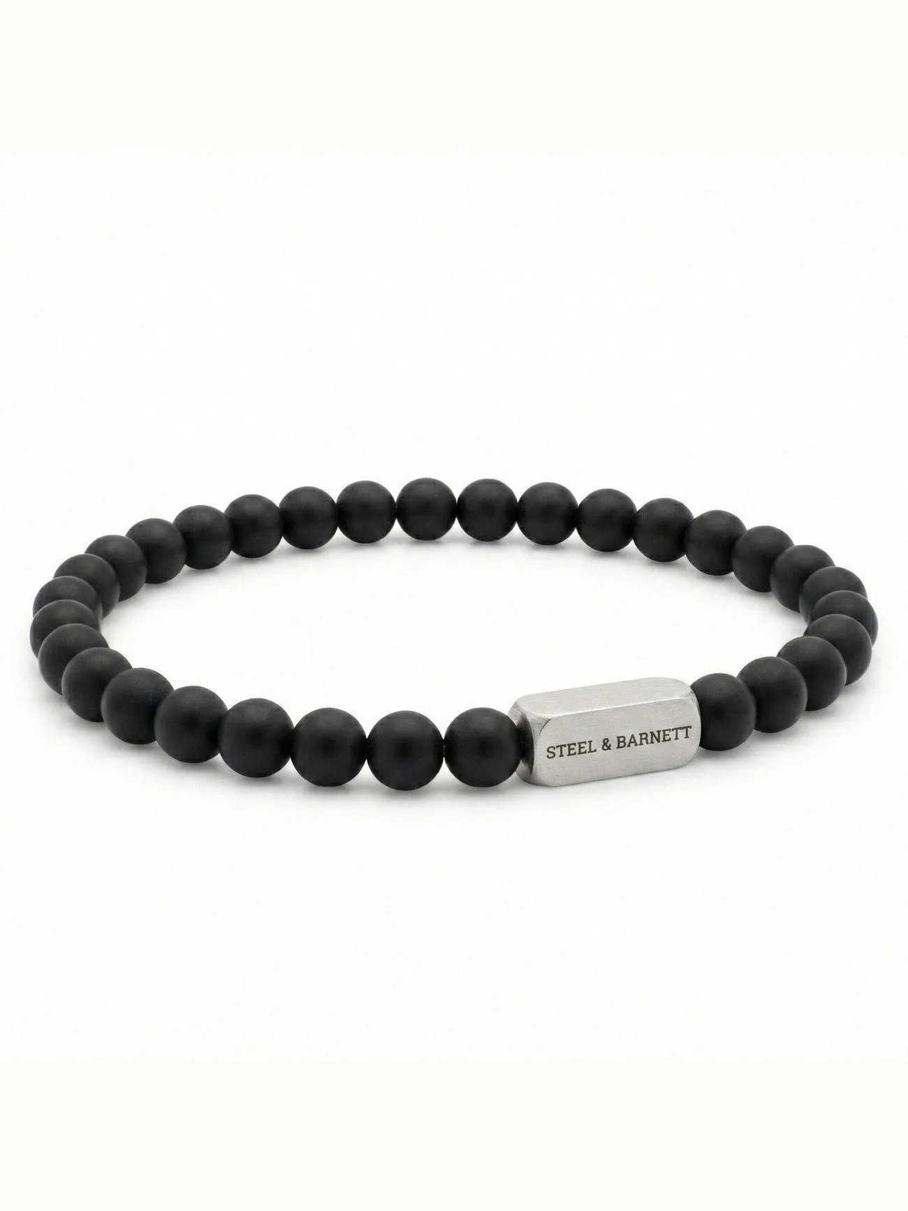 Stones bracelet basic - matt black sold by Brando product image thumbnail 4