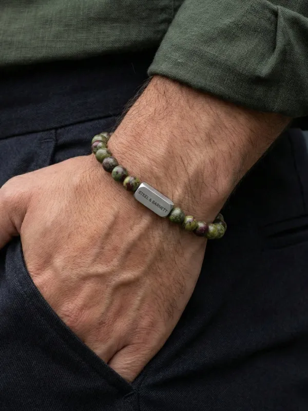 Stones bracelet natural ned - dragon blood made by Brando