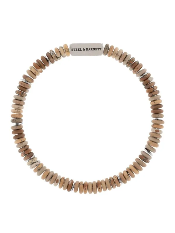 Stones bracelet two tone - matt wood made by Brando