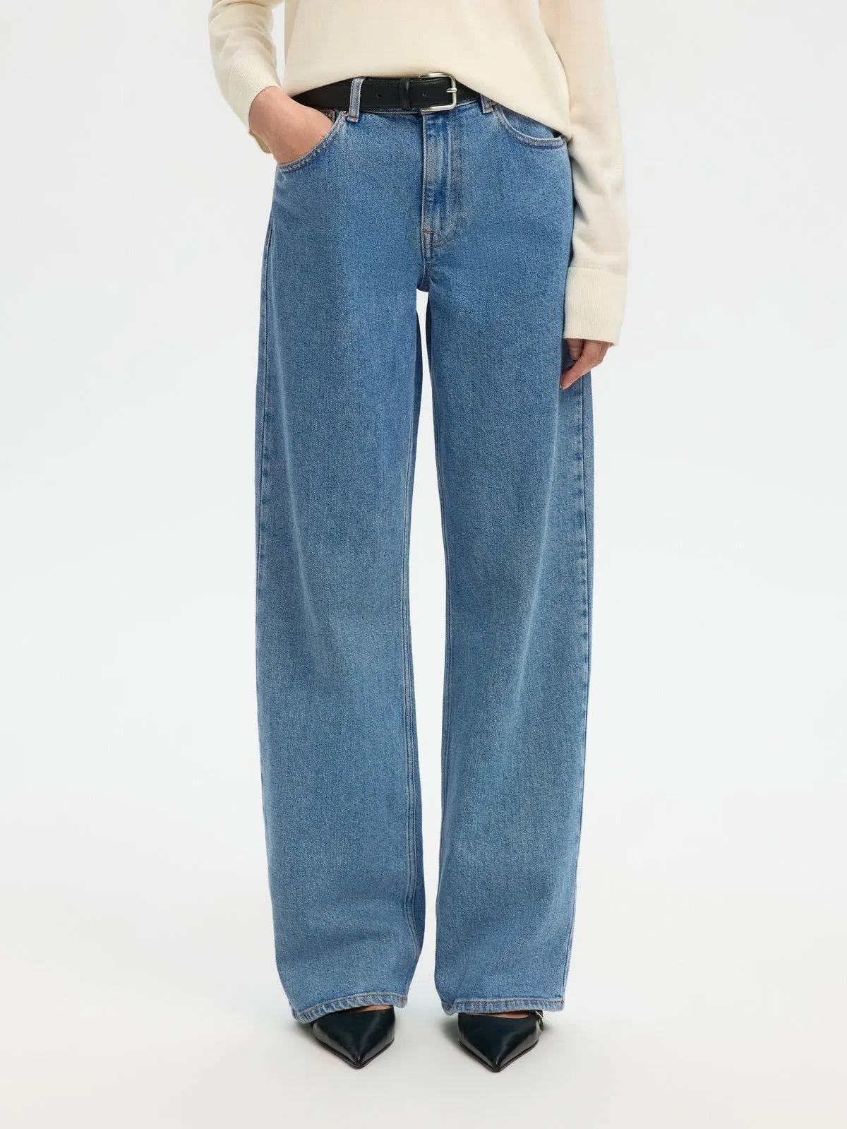 Wide bea kori jeans - light blue denim sold by Brando product image thumbnail 2