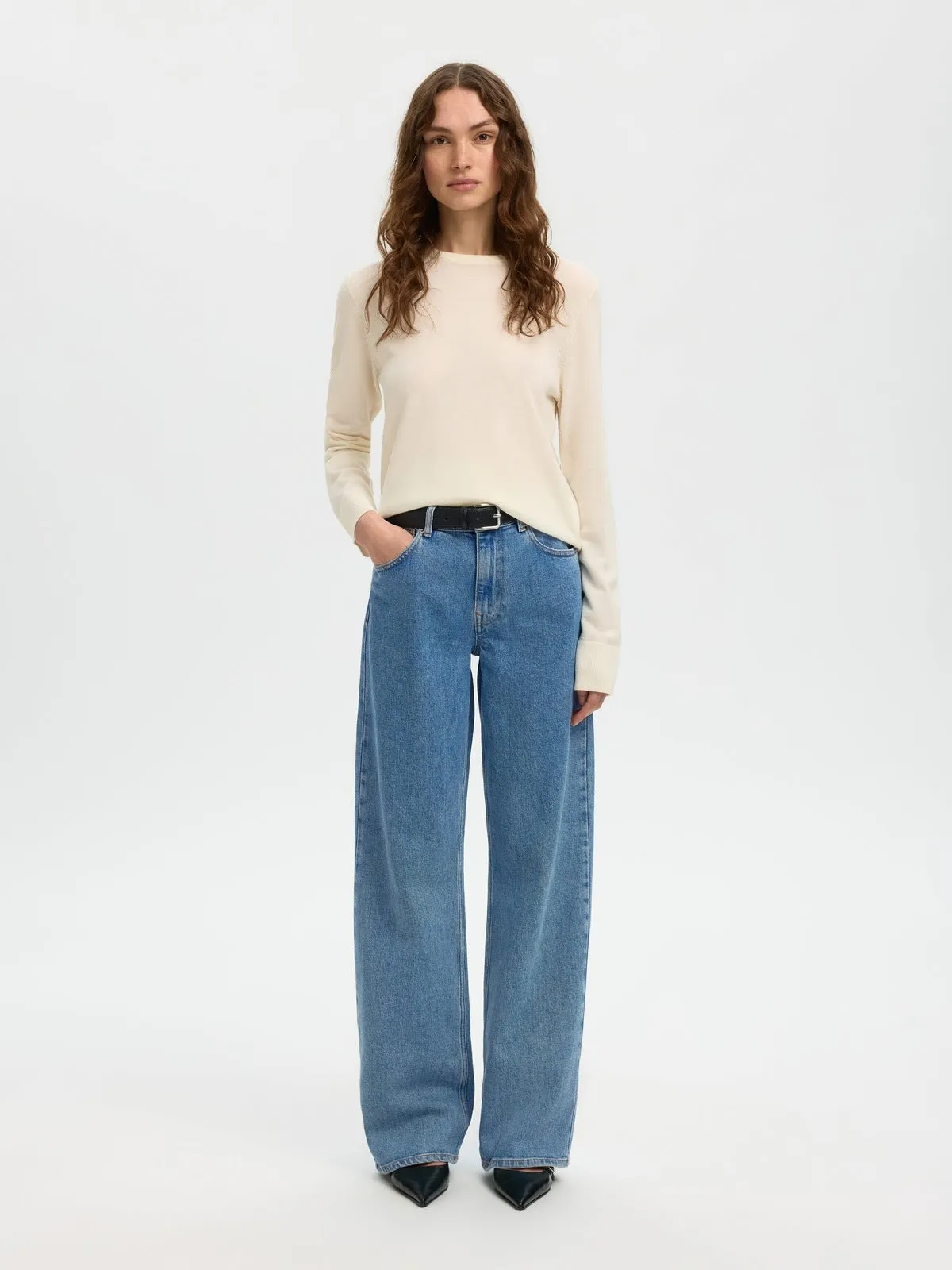 Wide bea kori jeans - light blue denim sold by Brando product image thumbnail 5