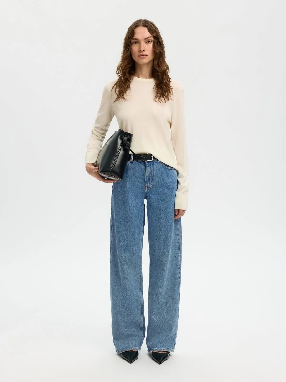Wide bea kori jeans - light blue denim sold by Brando product image thumbnail 3