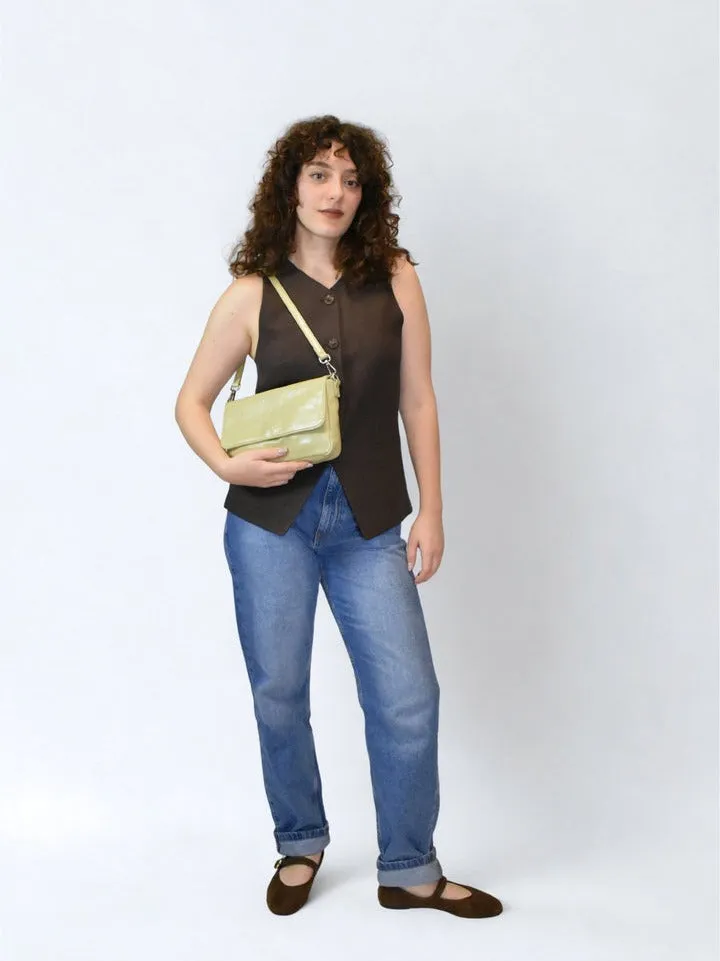 Kaya glossy structure veske - matcha sold by Brando product image thumbnail 4