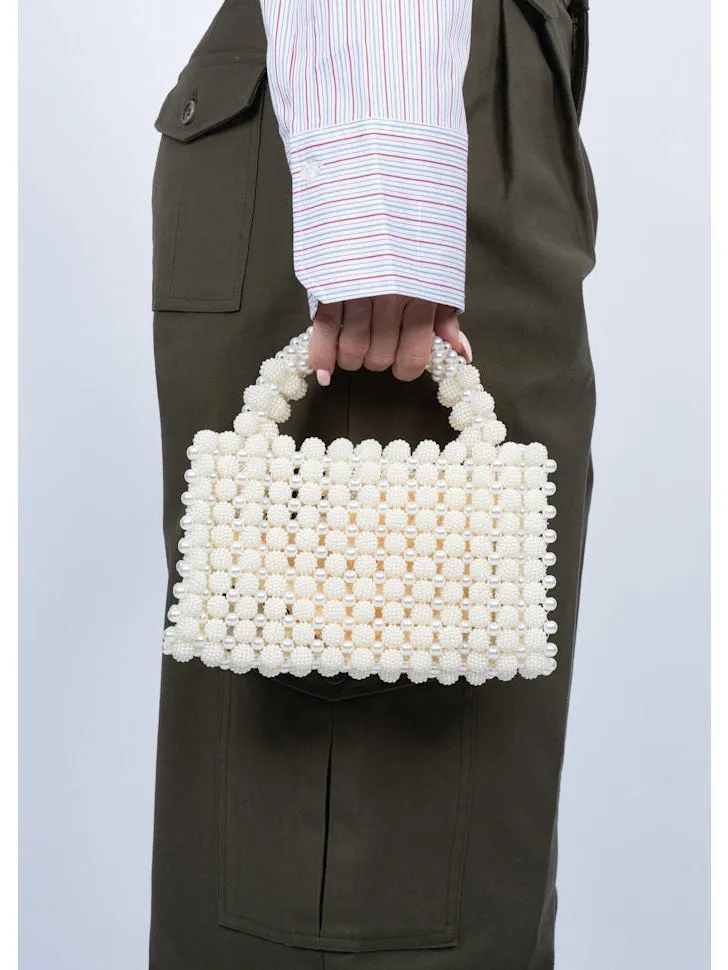 Handmade pearl veske - white sold by Brando product image thumbnail 2