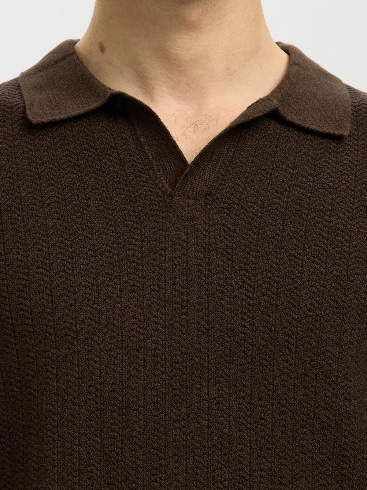 Mattis lin blend polo t-skjorte - delicioso sold by Brando product image thumbnail 4