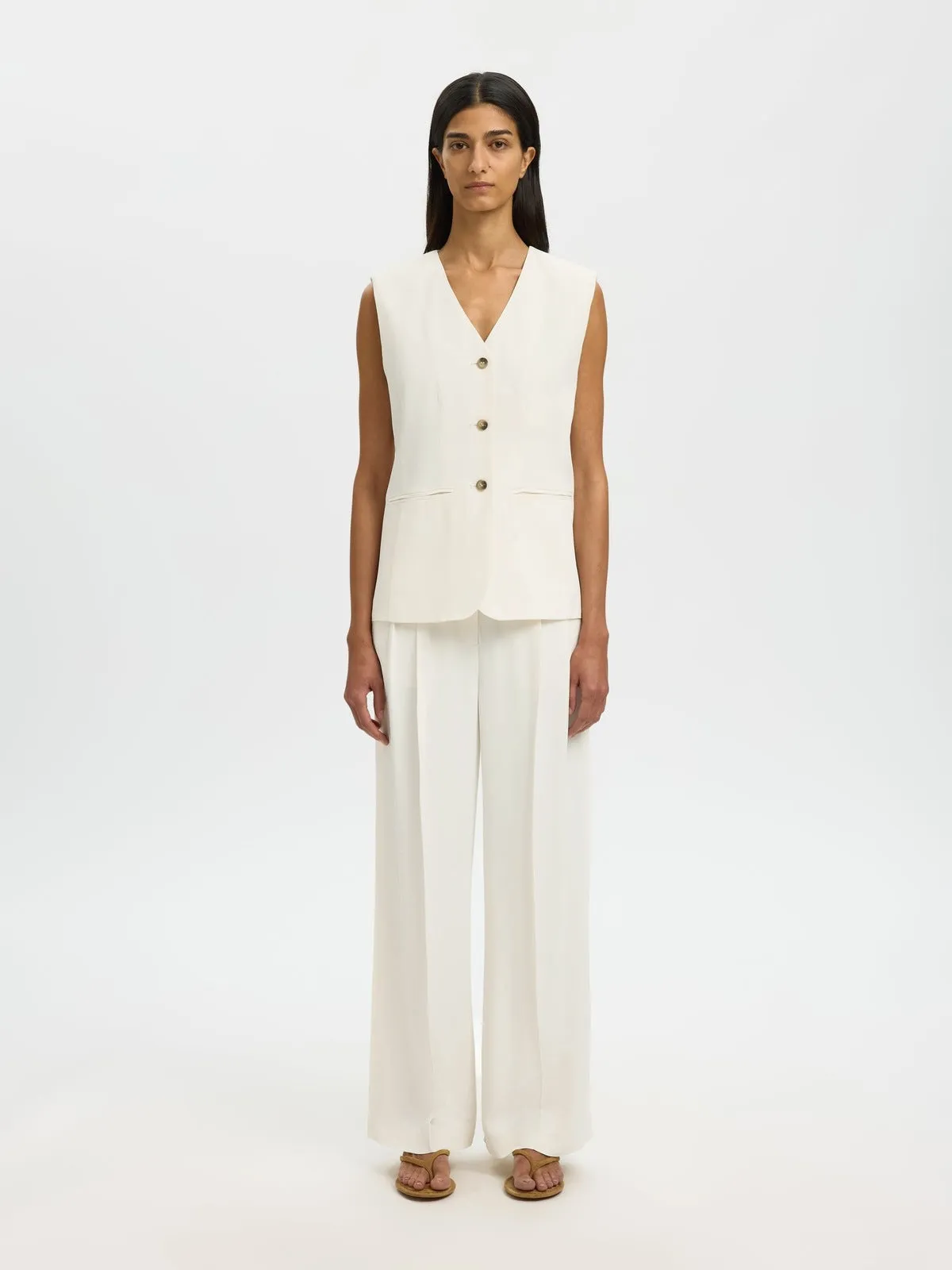 Ellie vest - egret sold by Brando product image thumbnail 4