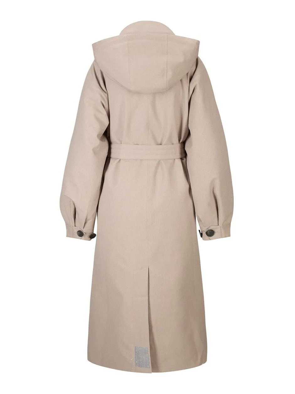 Rossby maxi kåpe - taupe sold by Brando product image thumbnail 2