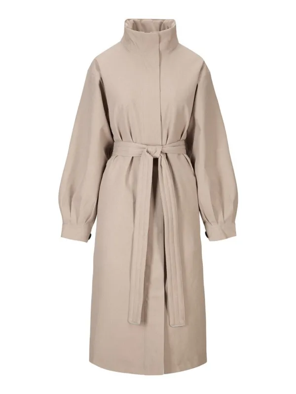 Rossby maxi kåpe - taupe sold by Brando