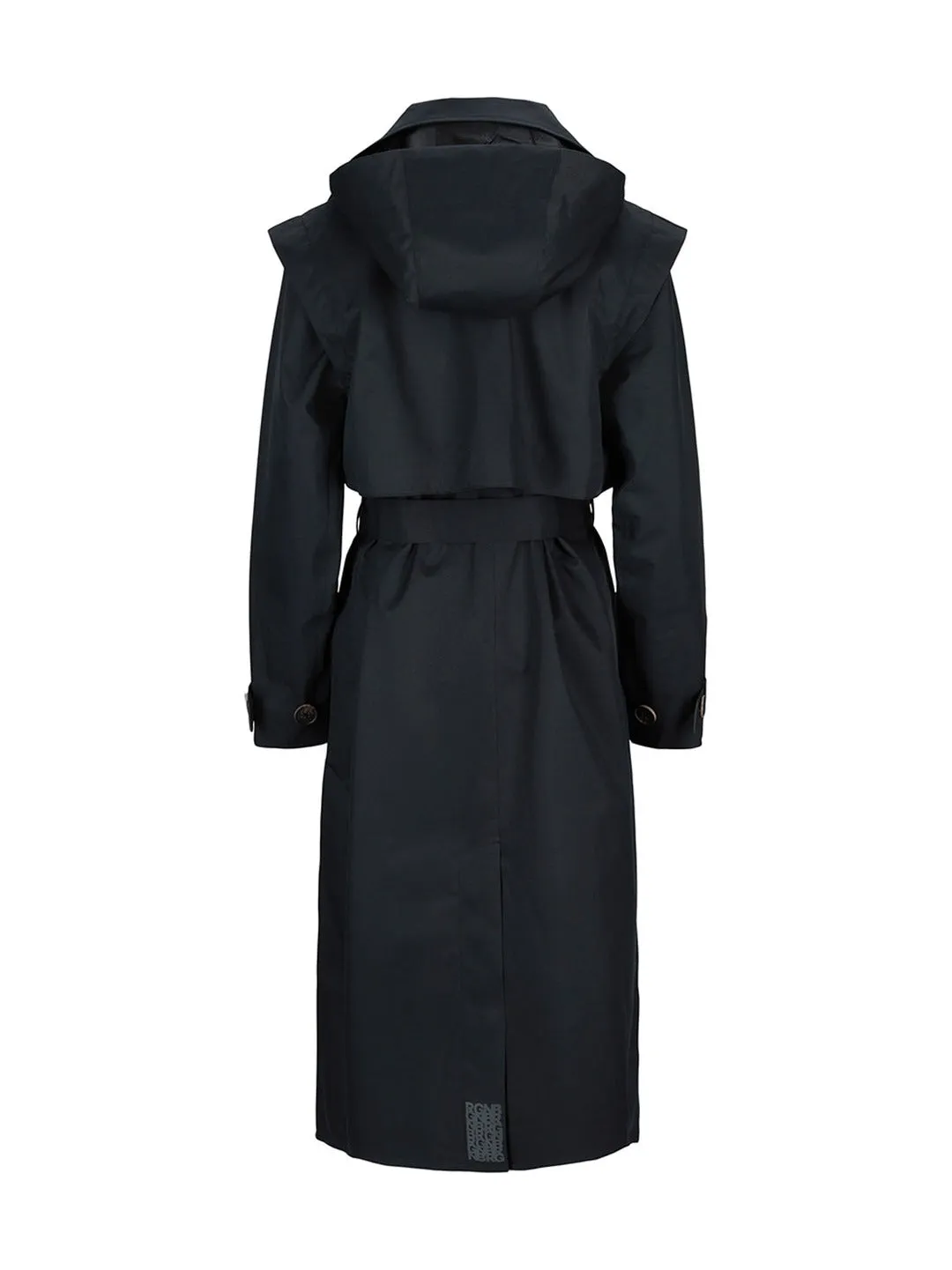 Regndråpe trench coat - new black sold by Brando product image thumbnail 2