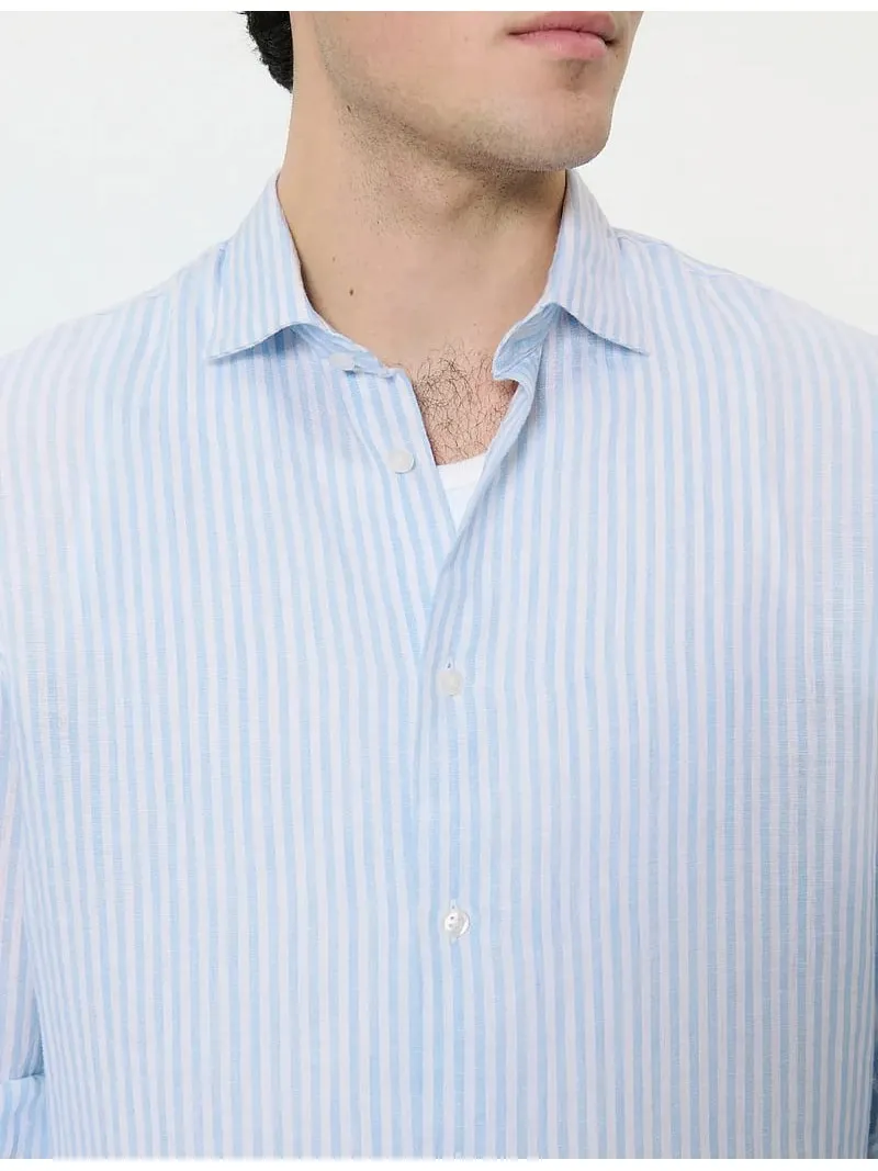 Marc linskjorte - Chambray Blue sold by Brando product image thumbnail 4