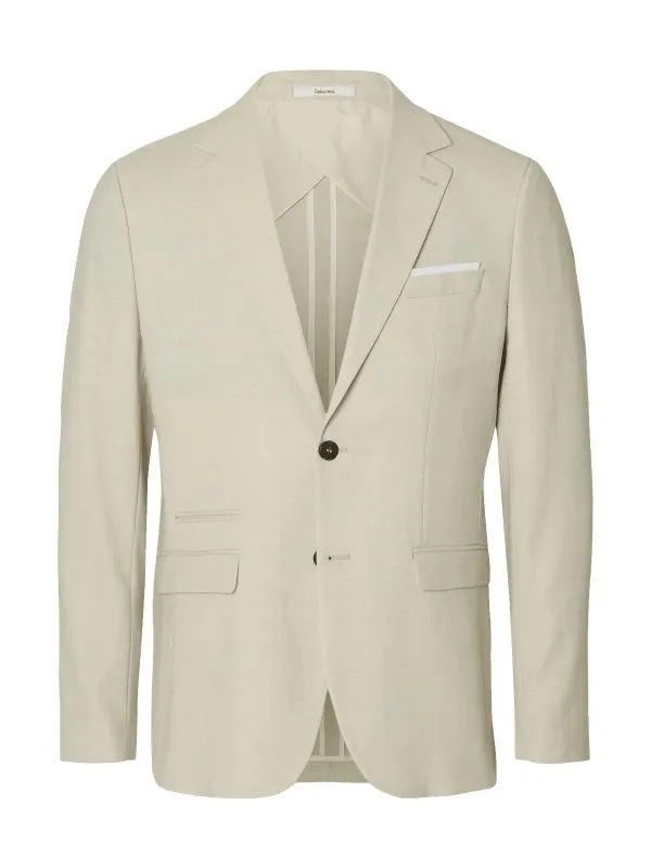 Oasis lin blazer - egret made by Selected