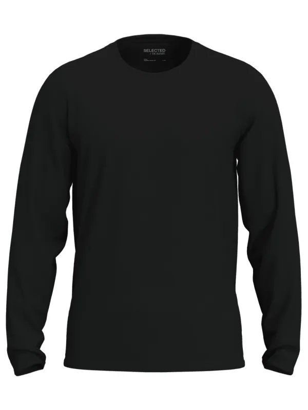 New pima ls t-skjorte - black made by Selected