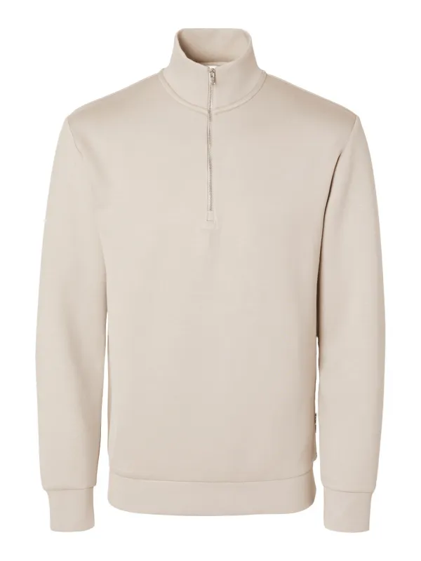 Emanuel soft zip high neck - pure cashmere sold by Brando