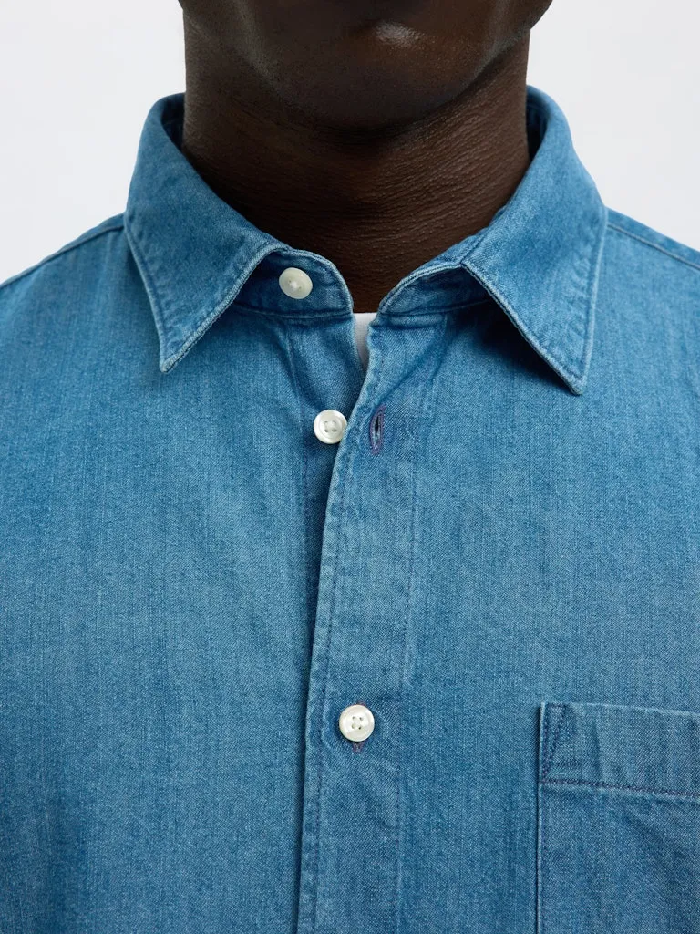 Carlo denim skjorte - medium blue denim sold by Brando product image thumbnail 2