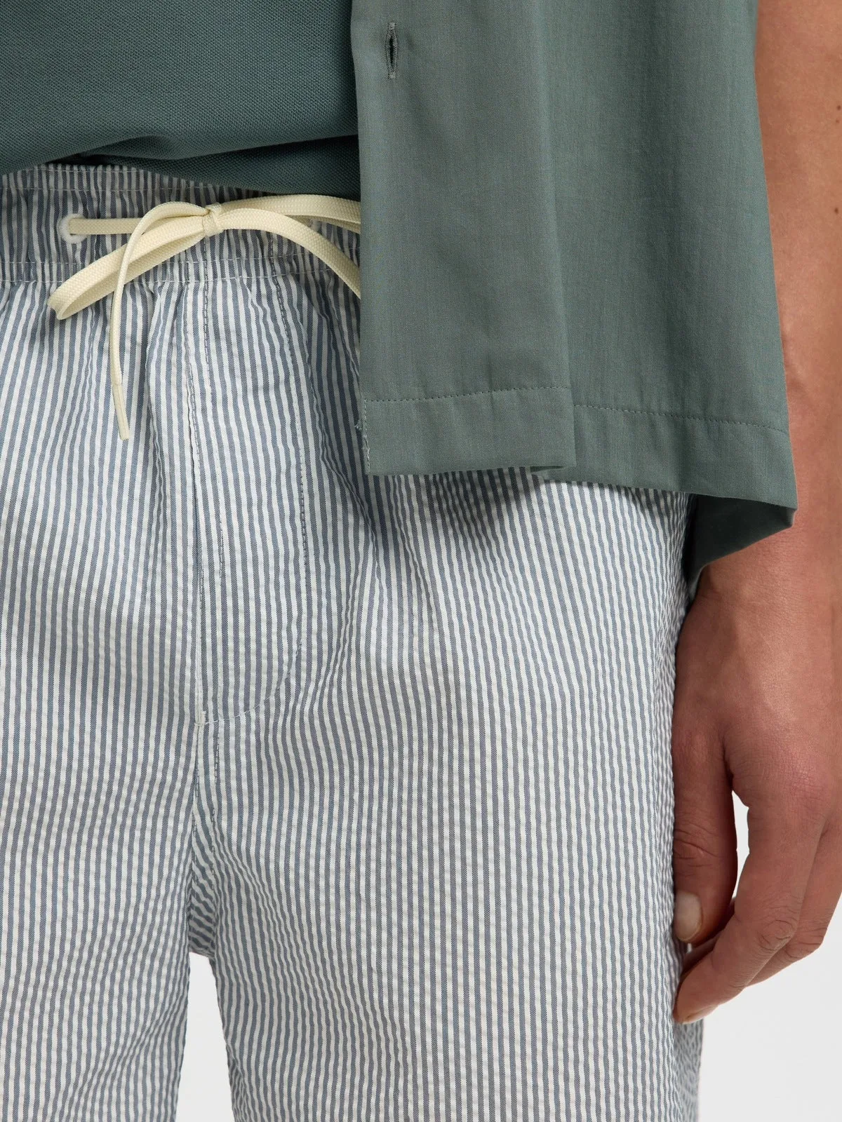 Cooper seersucker badeshorts - blue mirage sold by Brando product image thumbnail 3