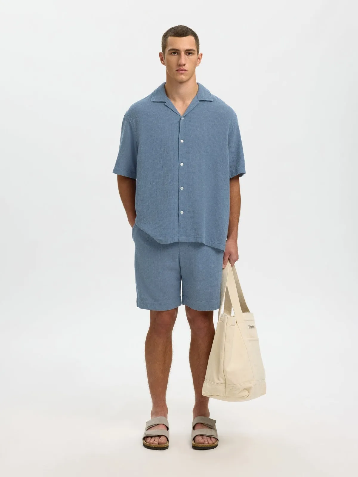 Cal regular shorts - blue mirage sold by Brando product image thumbnail 5
