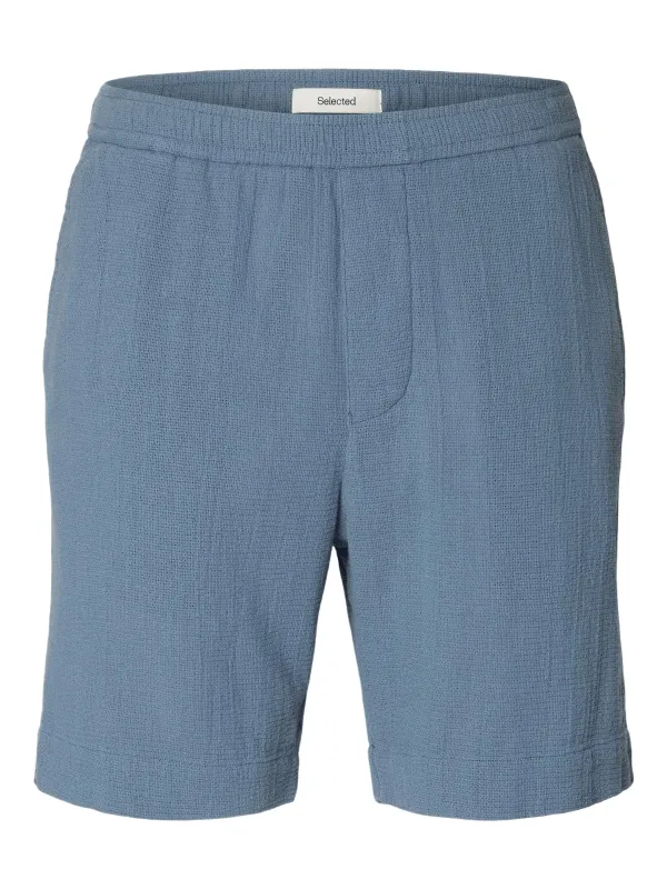 Cal regular shorts - blue mirage made by Selected