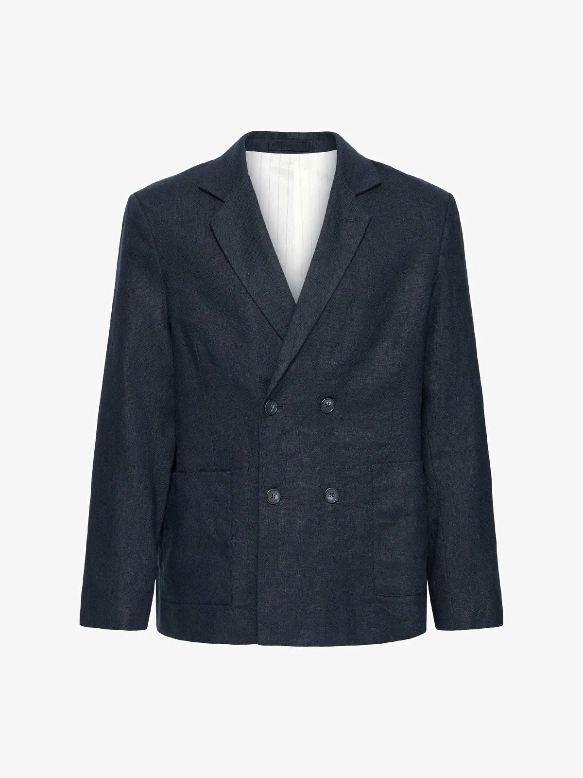 Edlund lin blazer - dark navy sold by Brando product image thumbnail 2