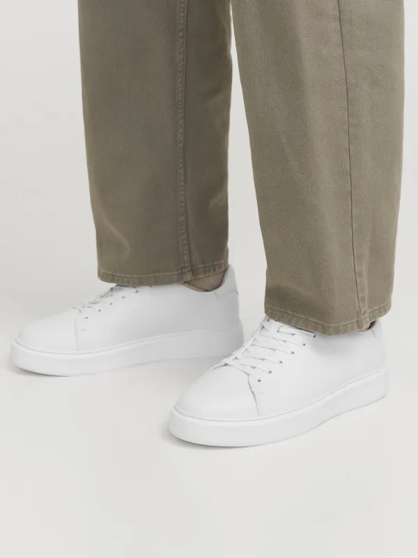 Stockholm leather sneaker - bright white made by Jack & Jones