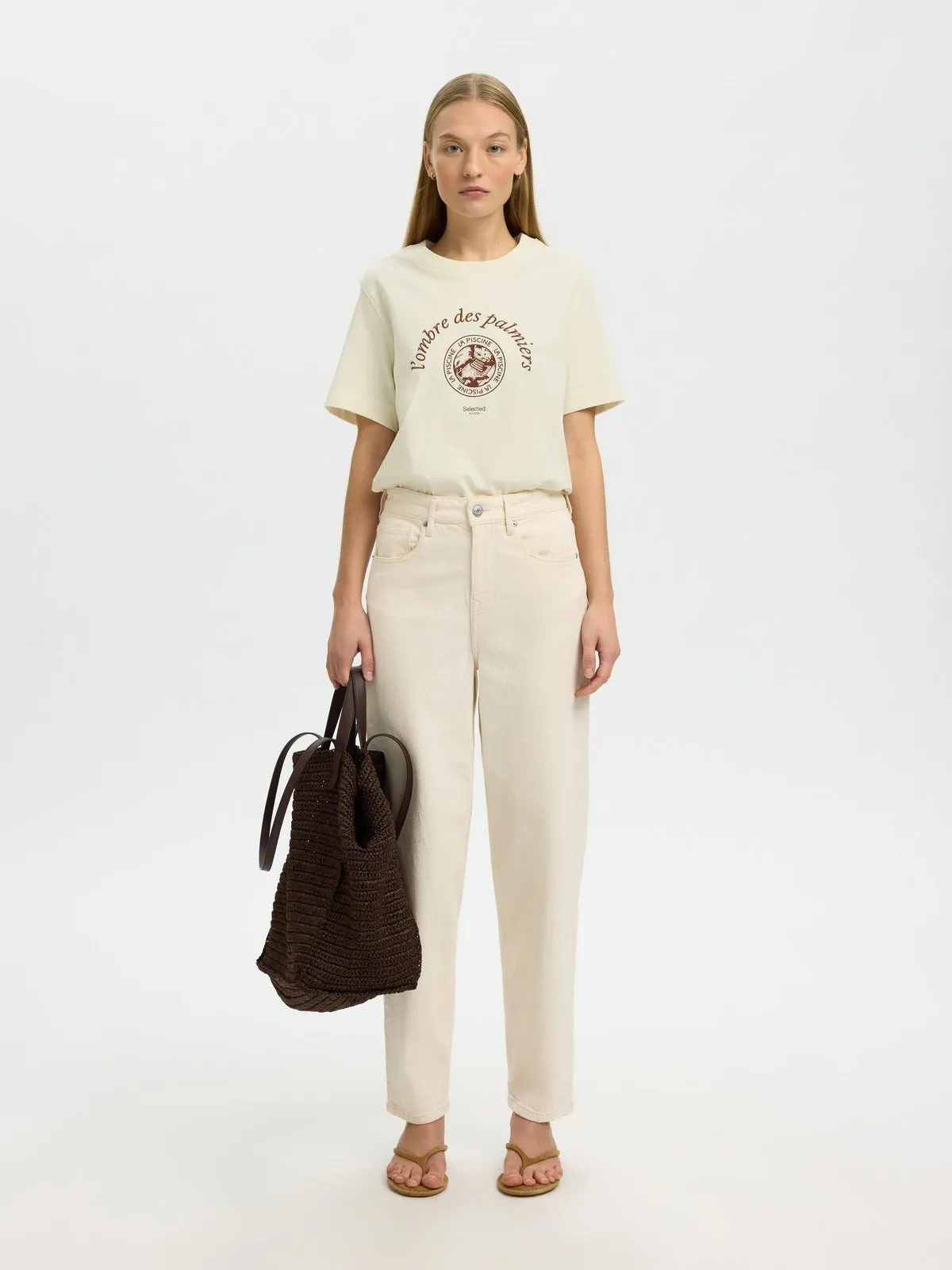 Elisa t-skjorte - egret sold by Brando product image thumbnail 3