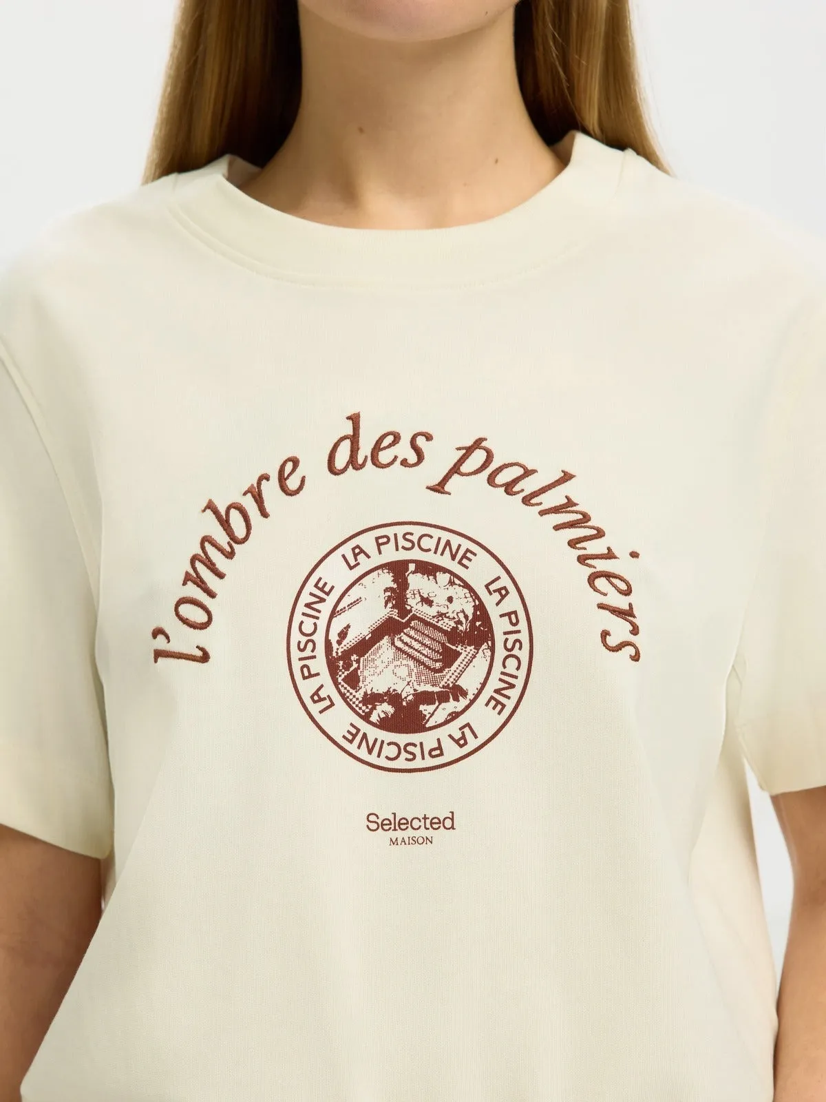 Elisa t-skjorte - egret sold by Brando product image thumbnail 5