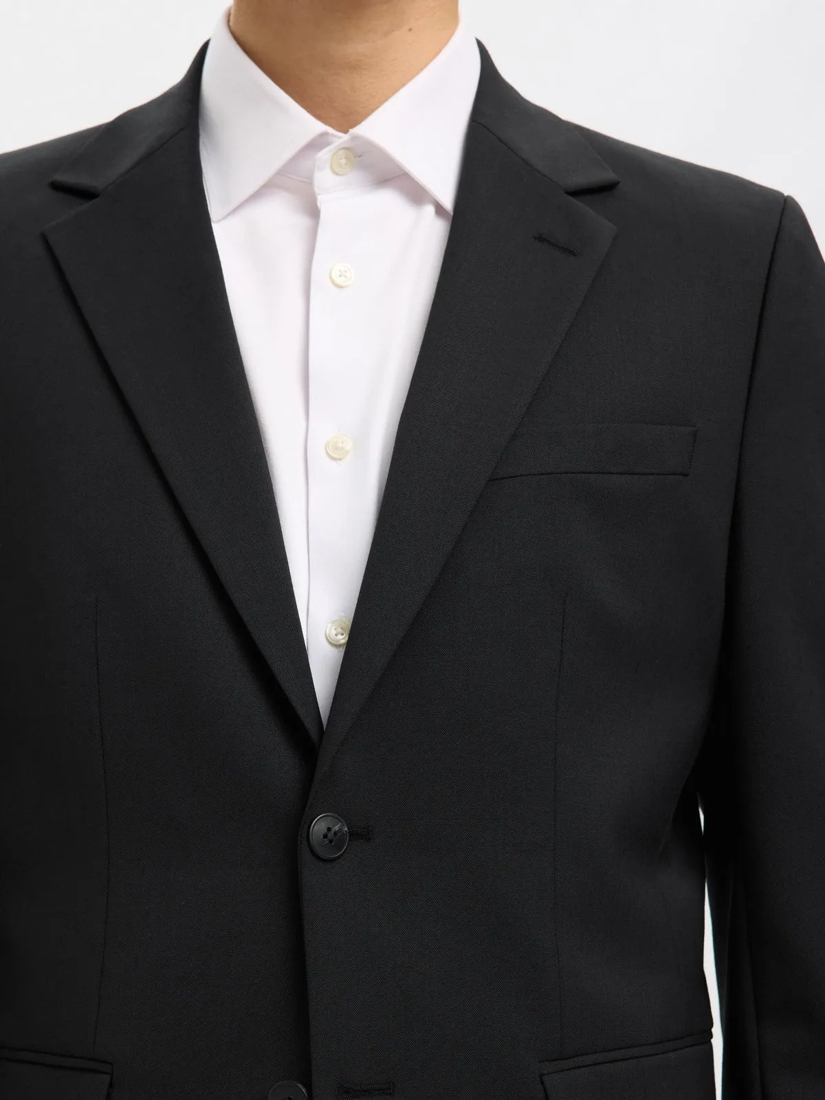 Slim theo ull blazer - black sold by Brando product image thumbnail 3