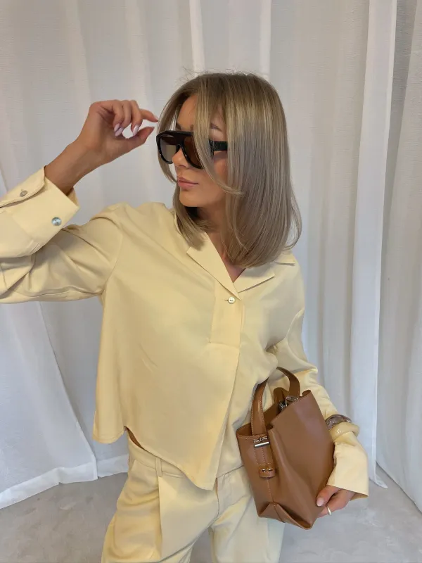 Elio skjorte - summer yellow made by Brando