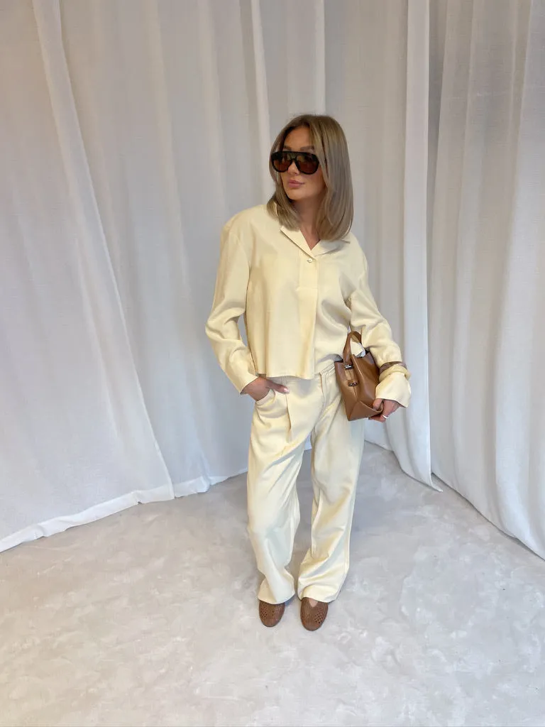 Elio skjorte - summer yellow sold by Brando product image thumbnail 4