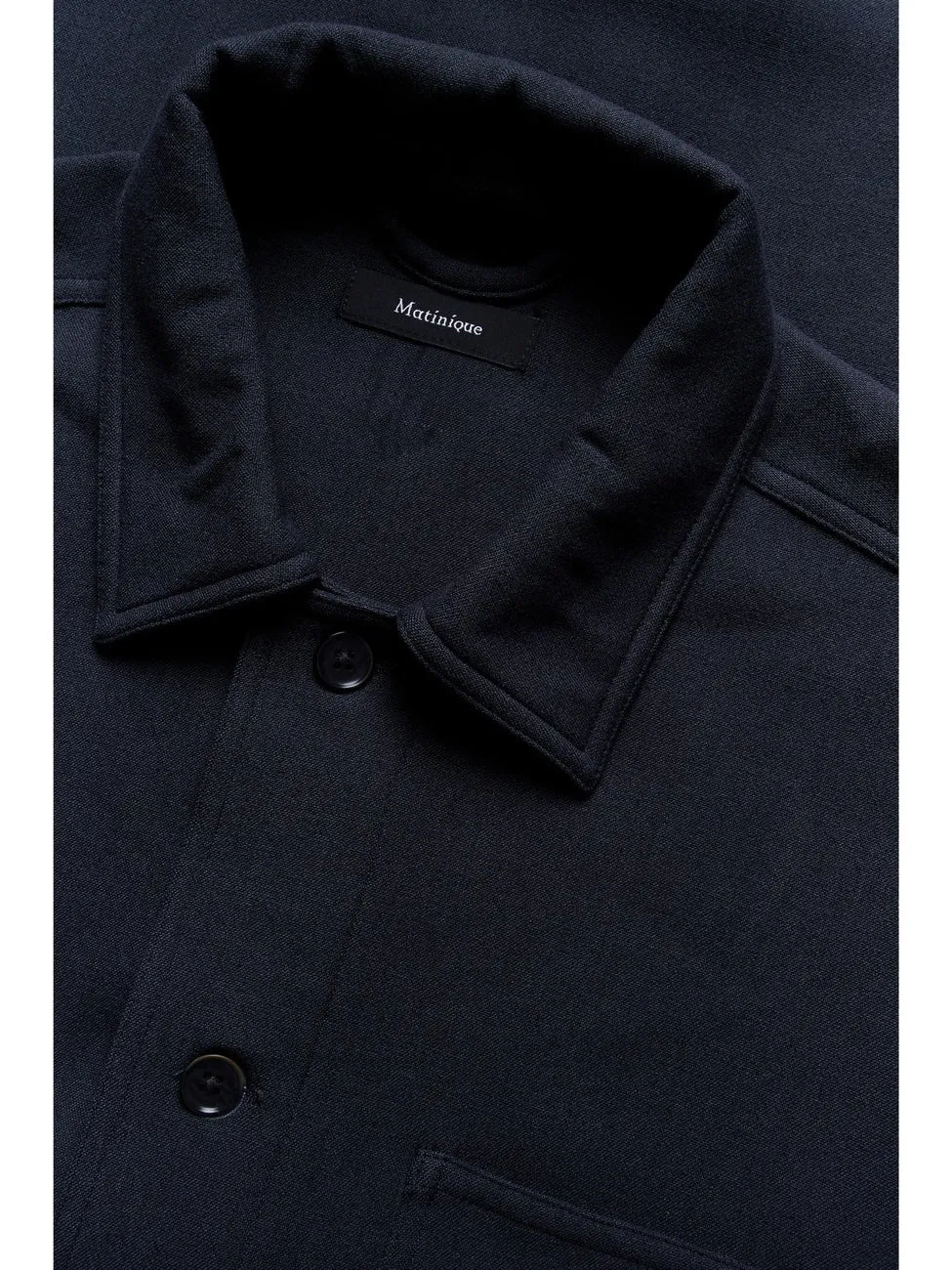 Pelton overshirt - dark navy sold by Brando product image thumbnail 3