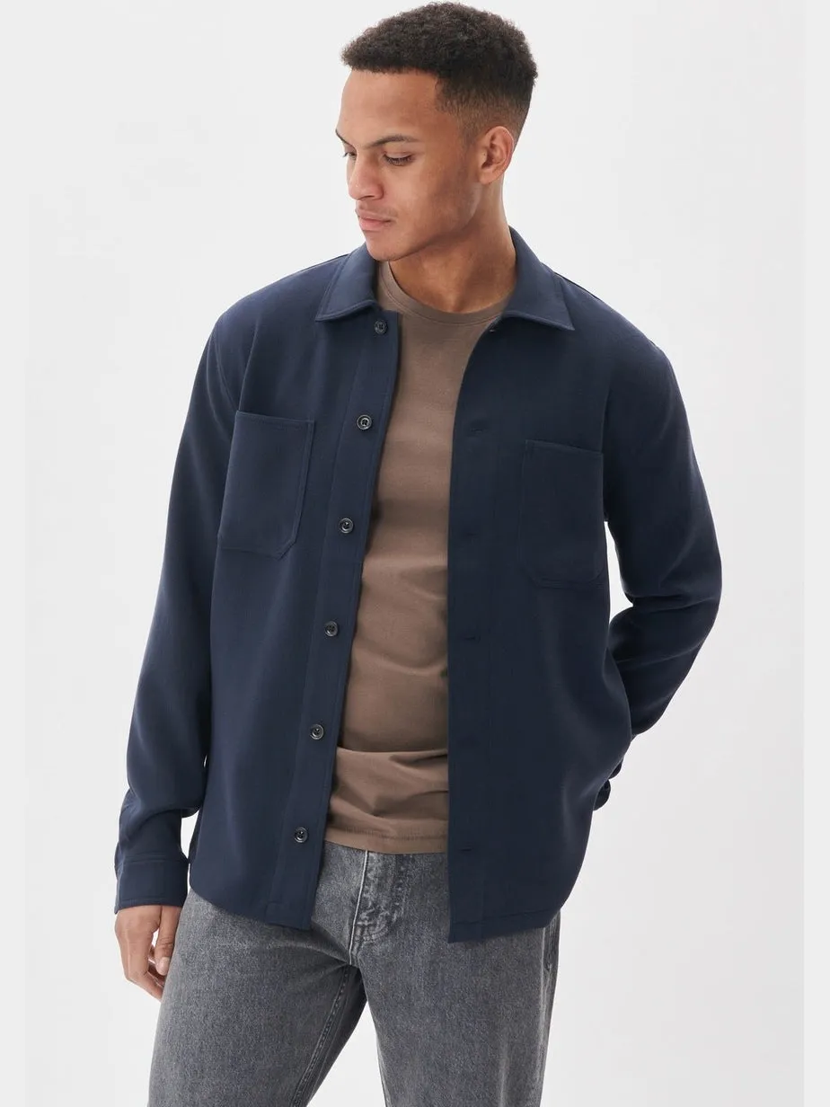 Pelton overshirt - dark navy sold by Brando product image thumbnail 2