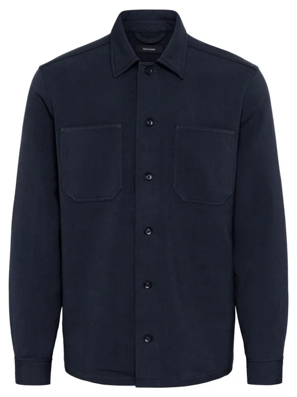 Pelton overshirt - dark navy made by Matinique
