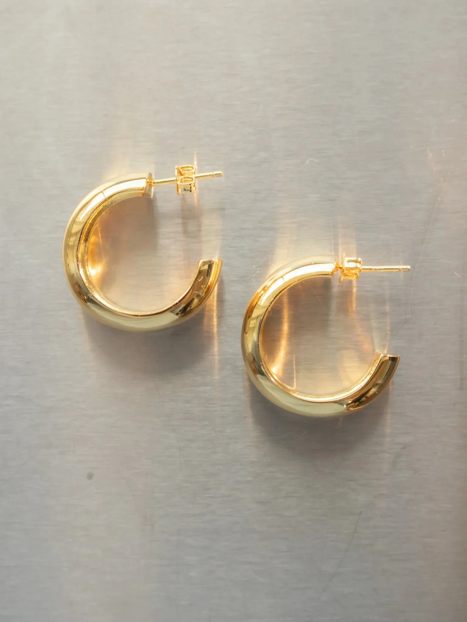 Bold dome hoops - gold sold by Brando product image thumbnail 4